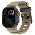 Gruby silikonowy pasek zamienny do Apple Watch beżowy