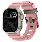 Gruby silikonowy pasek zamienny do Apple Watch różowy