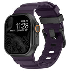 Gruby silikonowy pasek zamienny do Apple Watch fioletowy