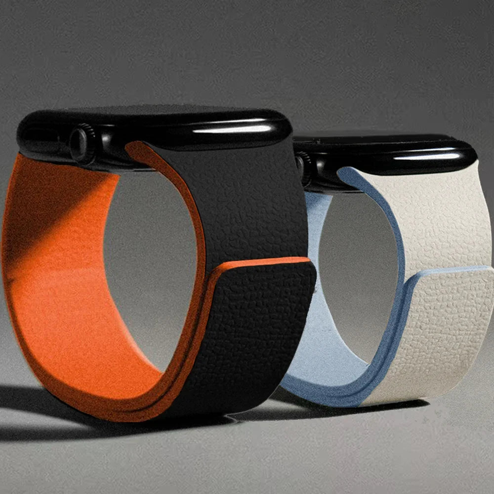 Wymienny magnetyczny pasek silikonowy do Apple Watch 