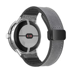Pasek zamienny do Google Pixel Watch ze skóry szarej