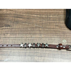 Bransoletka w stylu vintage z brązowymi gwiazdkami