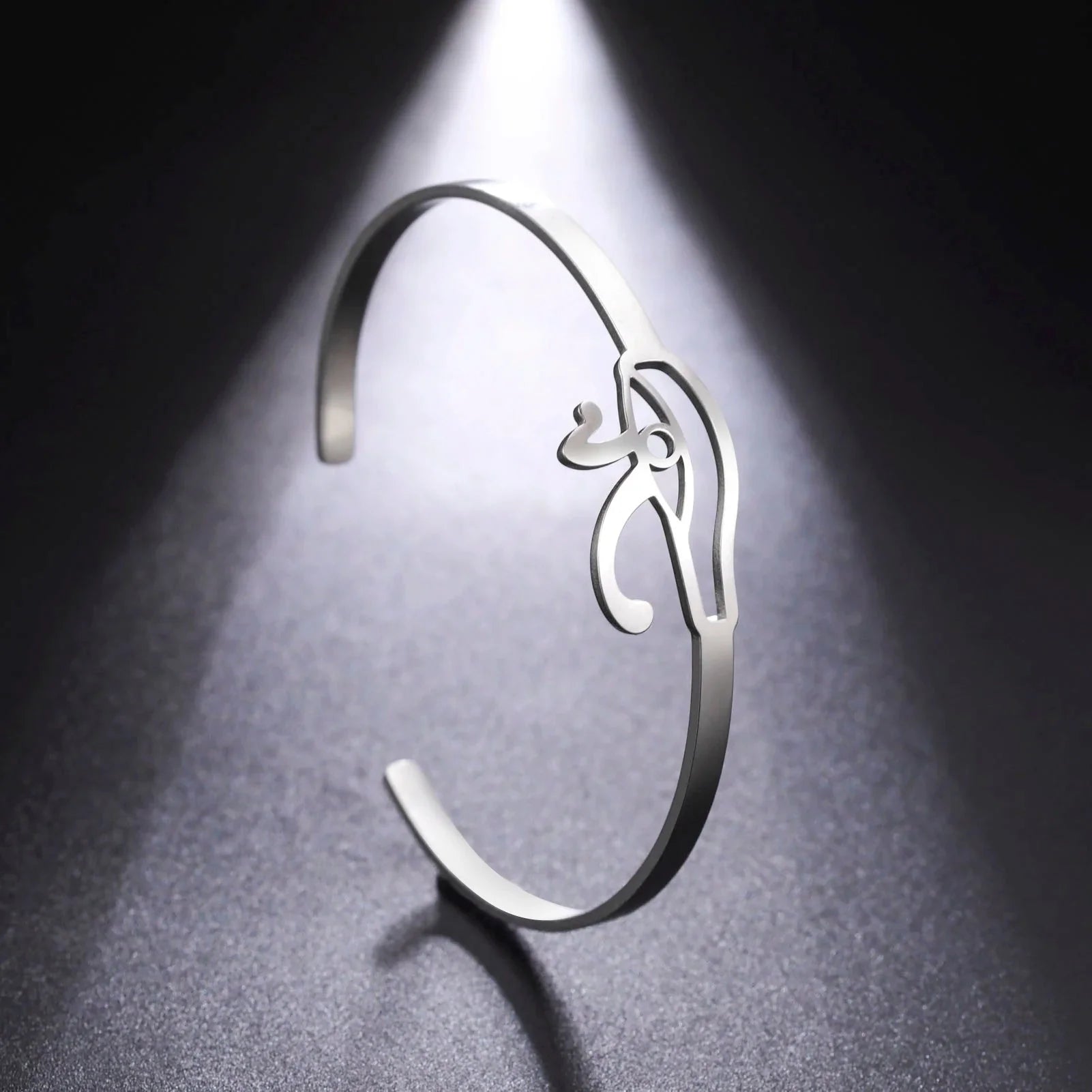 Bransoletka Starożytny Egipt z Okiem Horusa srebrna