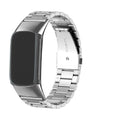 Stalowa bransoleta do zegarka Fitbit Charge 5, Charge 6 srebrna