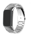 Stalowa bransoleta do zegarka Fitbit Charge 5, Charge 6 srebrna