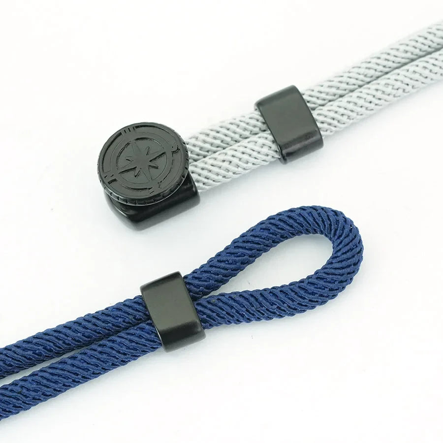 Bracelet en Corde avec Boussole Noire Rose des Vents