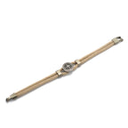 Bransoletka z liny z kompasem różą wiatrów beżowa