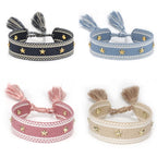 Bransoletka z liny z gwiazdkami dla mężczyzn lub kobiet