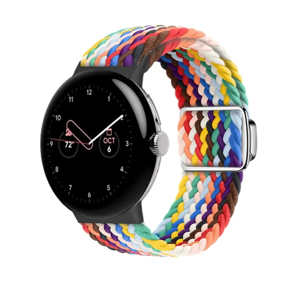 Pasek z nylonowego sznurka do smartwatcha Google Pixel Watch 1, 2 i 3 41mm 