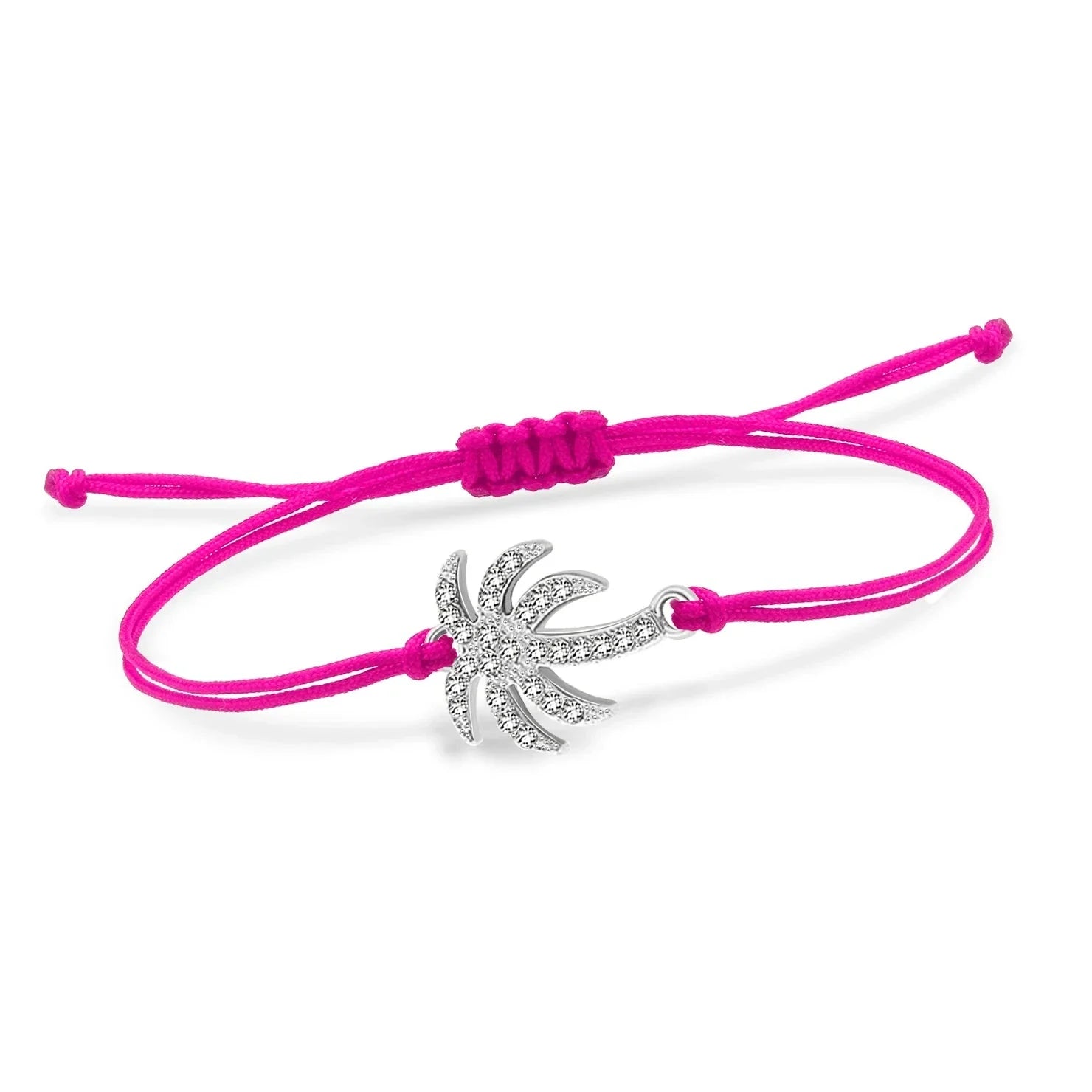 Bracelet en Corde Palmier en Strass