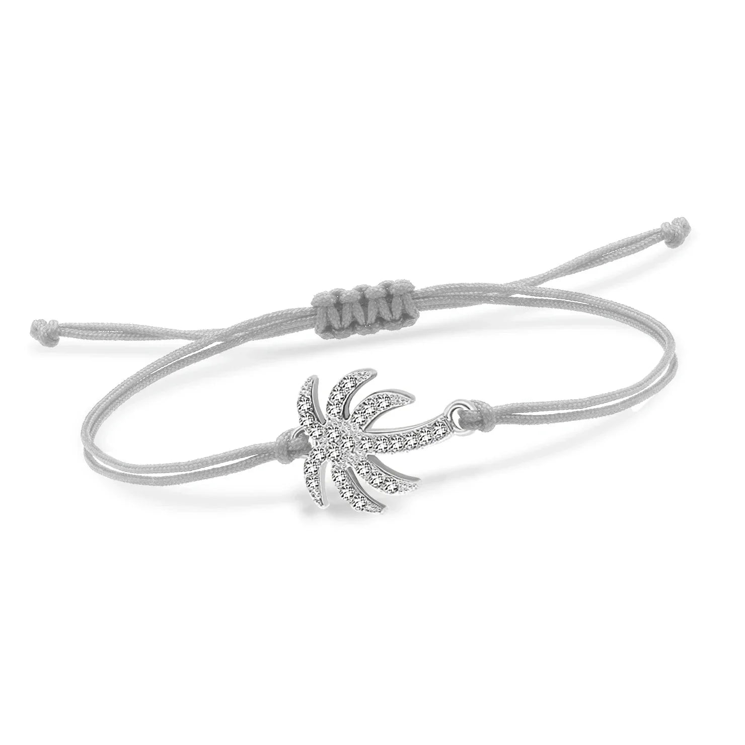 Bracelet en Corde Palmier en Strass