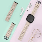 Bransoletka skórzana do zegarka Fitbit Versa 3 Versa 4 Sense 2 