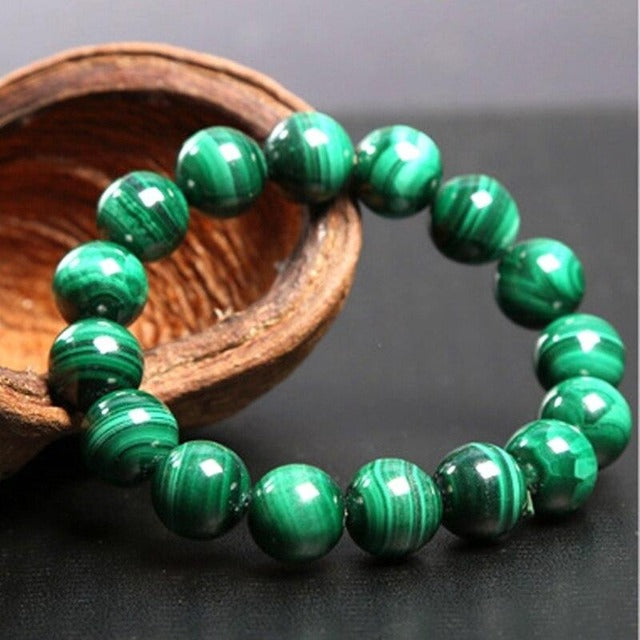 Bracelet en Malachite