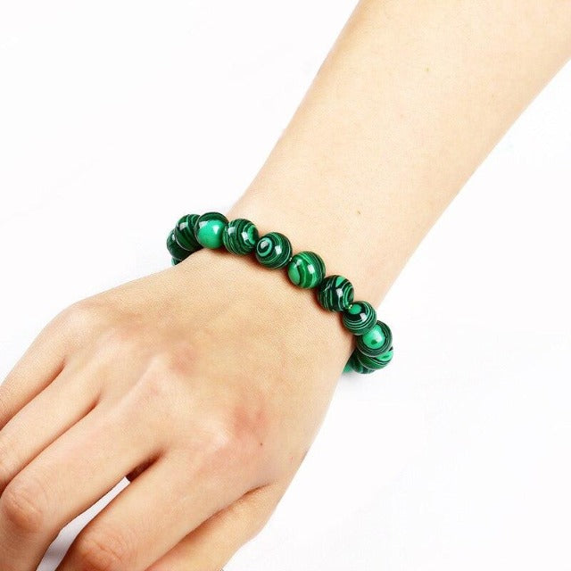 Bracelet en Malachite