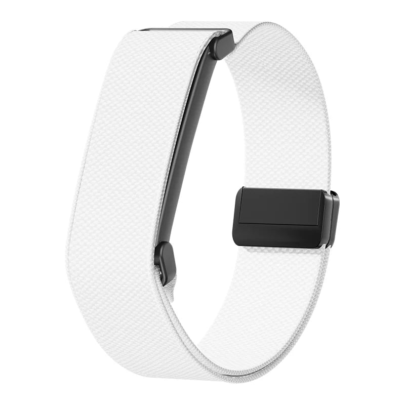 Biało-czarny nylonowy pasek do zegarka Google Fitbit Air