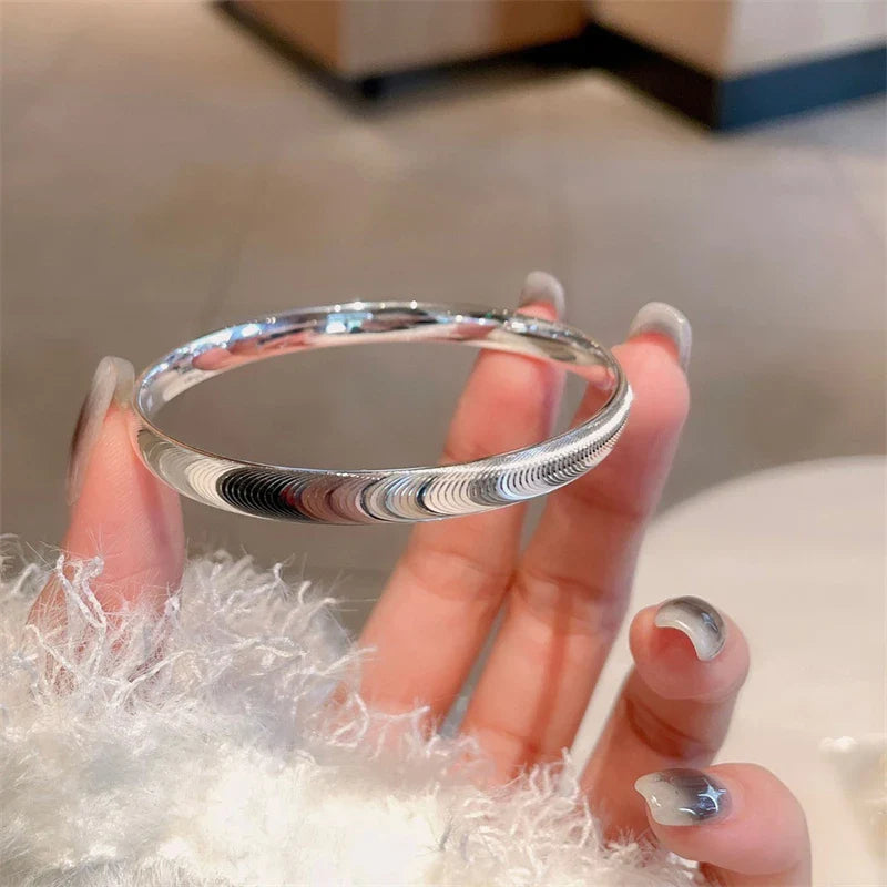 Poleret Katteøje Stenarmbånd 