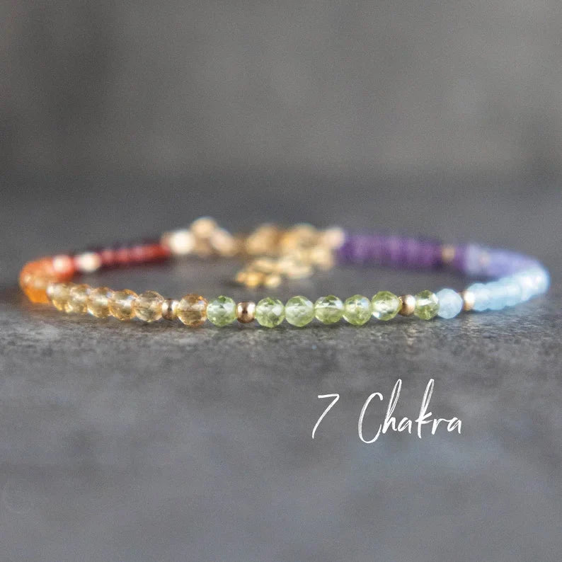 Bracelet en Pierres Naturelles 7 Chakras