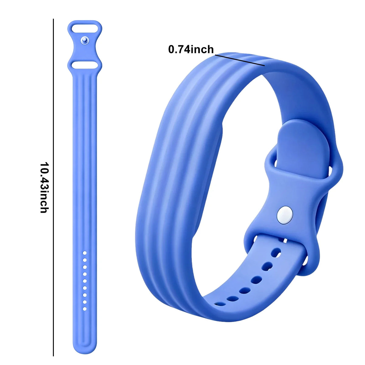 Niebieski silikonowy pasek do zegarka Google Fitbit Air
