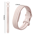 Różowy silikonowy pasek do zegarka Google Fitbit Air