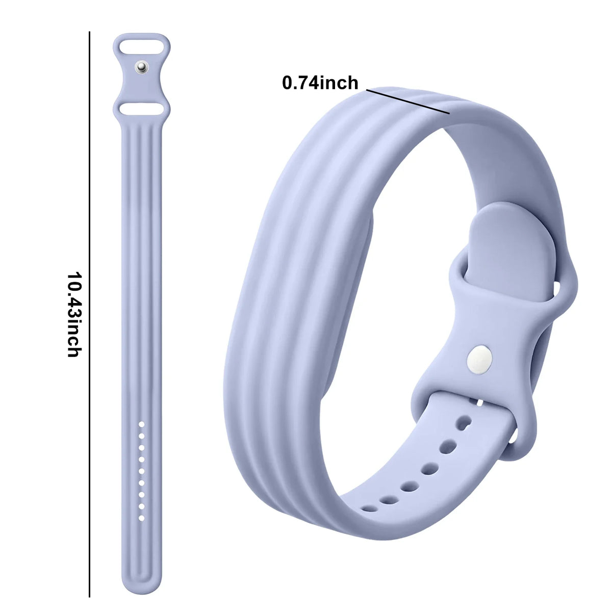 Niebieski silikonowy pasek do zegarka Google Fitbit Air