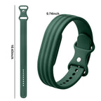 Zielony silikonowy pasek do zegarka Google Fitbit Air