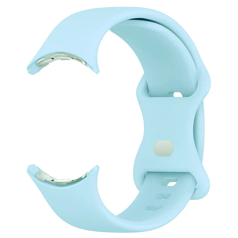 Bransoletka silikonowa do smartwatcha Google Pixel Watch 1 & 2 błękitna