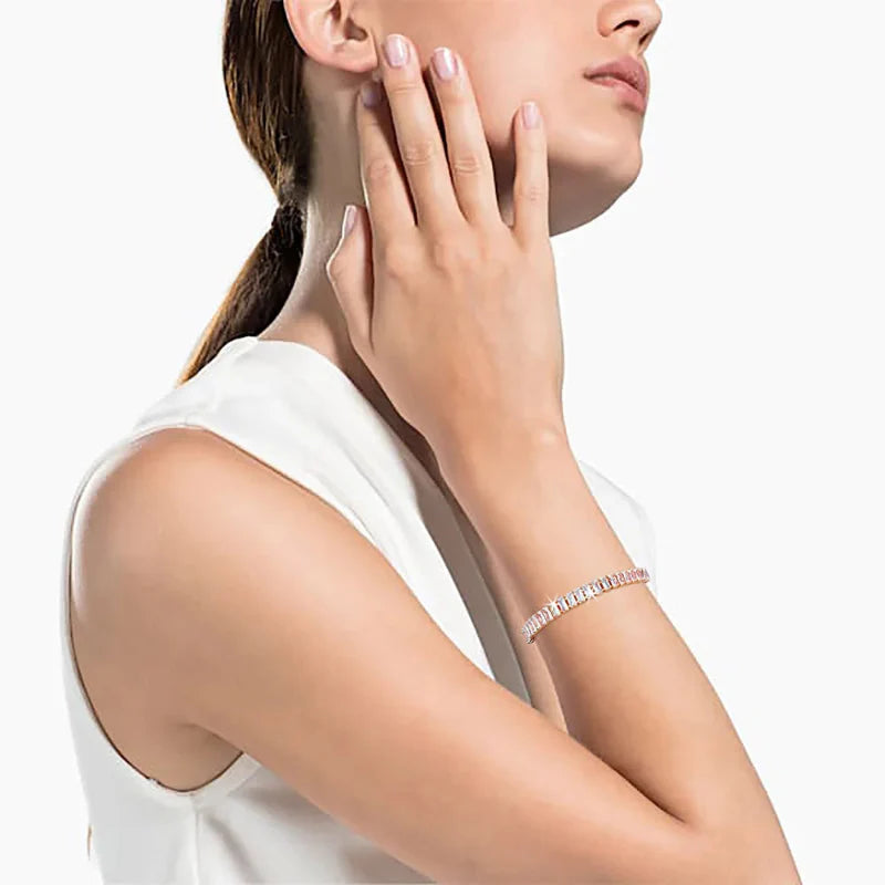 Bransoletka z kolorowym cyrkonem, kamień urodzinowy