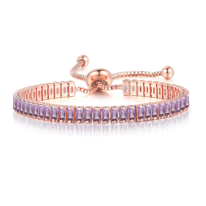 Bracelet en Zircon Coloré Pierre de Naissance
