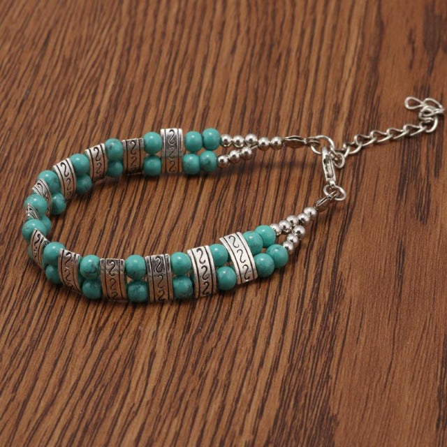 Bracelet Ethnique Turquoise