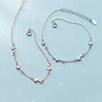 Bransoletka Gwiazda Różowe złoto