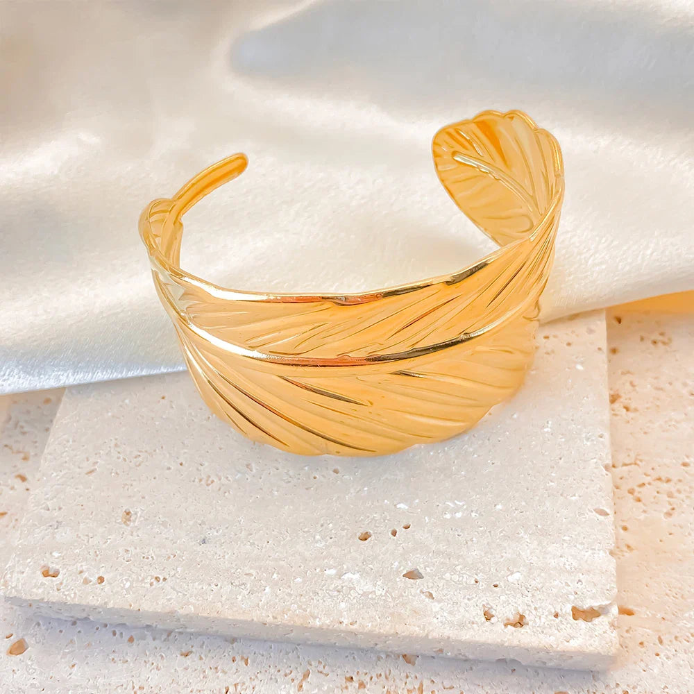 Efterårs laurbærblad armbånd