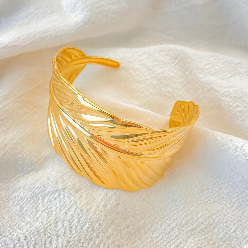 Efterårs laurbærblad armbånd