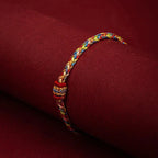 Bransoletka Gourmette Wielokolorowa Buddyjska Tybetańska