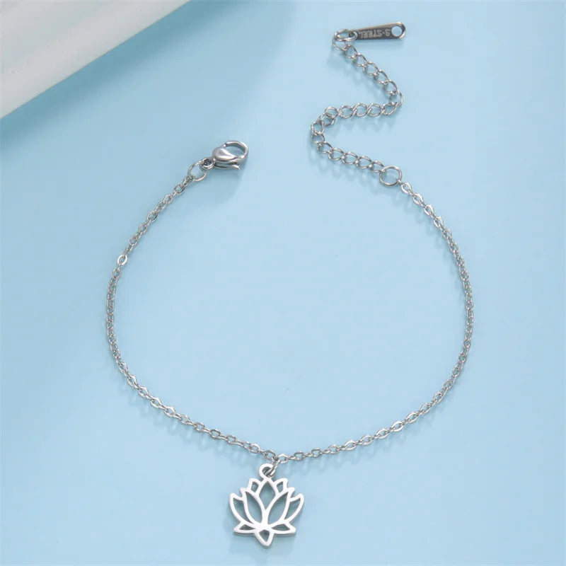 Bracelet Fleur de Lotus Fin