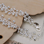 Bransoletka Gourmette z Perłami