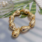 Bransoletka elastyczna z zawieszką w kształcie kropli wody