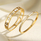 Bransoletka Gourmette Delikatne Kwiaty z 5 płatkami a