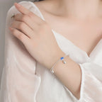 Bransoletka Gourmette Kwiat Lotosu dla Kobiet