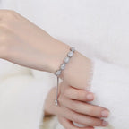 Bransoletka Kropla Wody i Cyrkonia