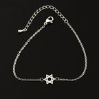 Bransoletka z heksagramem Gwiazdy Dawida Judaizm 