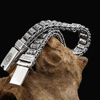 Bransoletka Męska z Grawerem Buddyjska Tybetańska