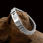 Bransoletka Męska z Grawerem Buddyjska Tybetańska