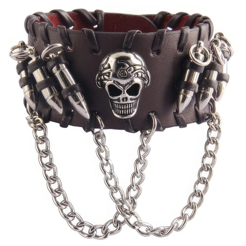 Bracelet Homme Tête de Mort