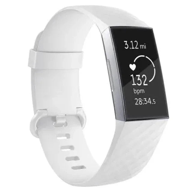 Bransoletka do zegarka Fitbit Charge 3 & Charge 4 biała