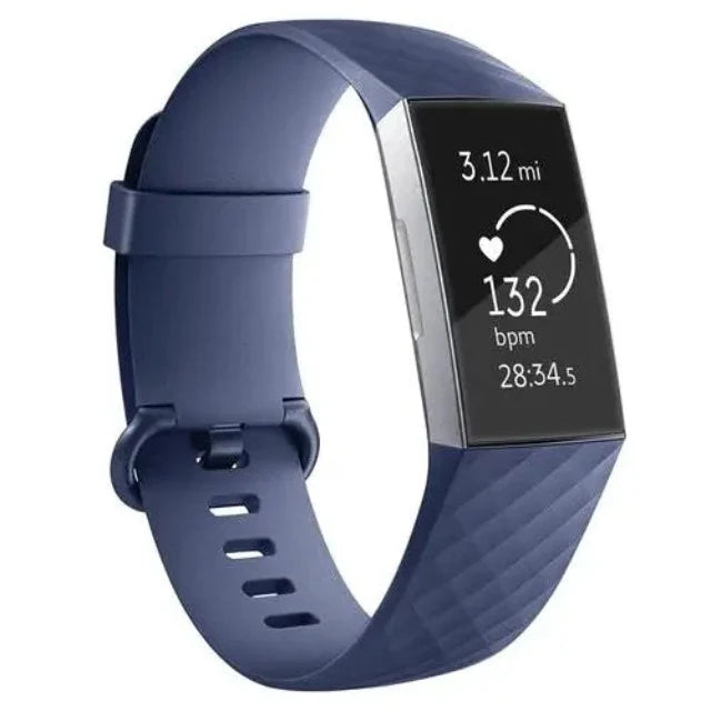 Bransoletka do zegarka Fitbit Charge 3 & Charge 4 granatowa