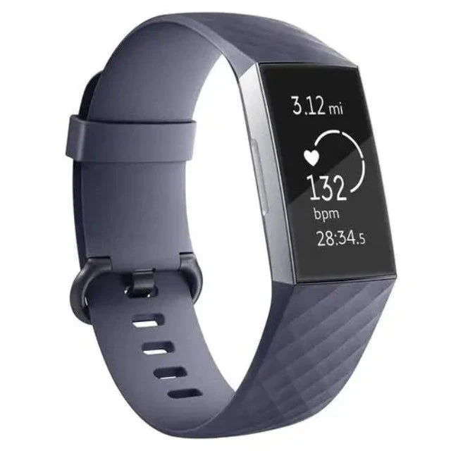 Bransoletka do zegarka Fitbit Charge 3 & Charge 4 granatowa noc