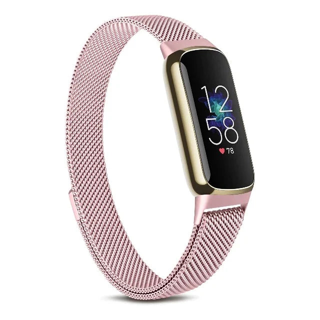 Bransoletka do zegarka Fitbit Luxe różowa