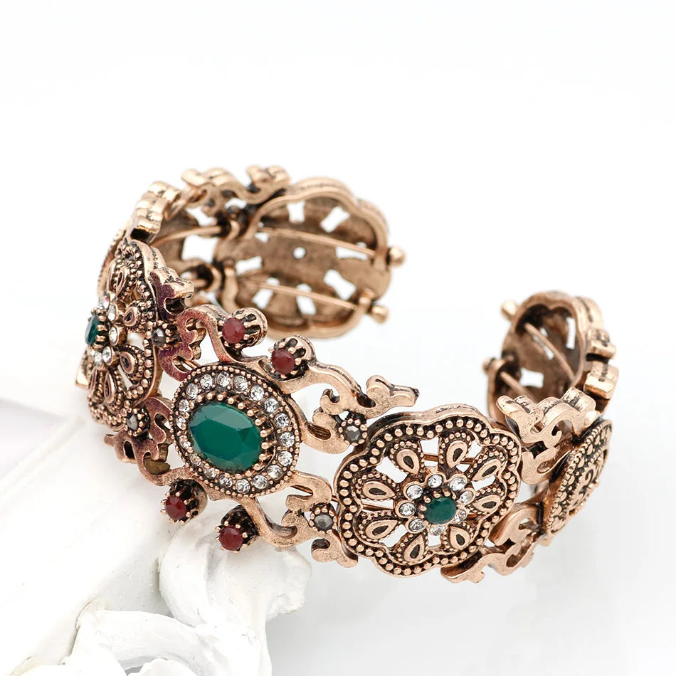 Bransoletka dla arabskiej muzułmanki na ślub, zielona