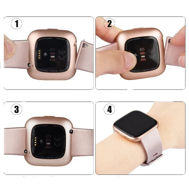Bransoletka z brokatem do zegarka Fitbit Versa 1 Versa 2 