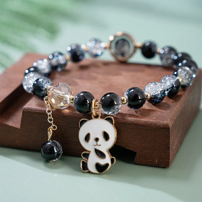 Bracelet Panda Blanc Et Noir